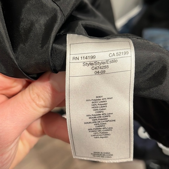 Medium Roxy pea coat  style - Picture 6 of 7